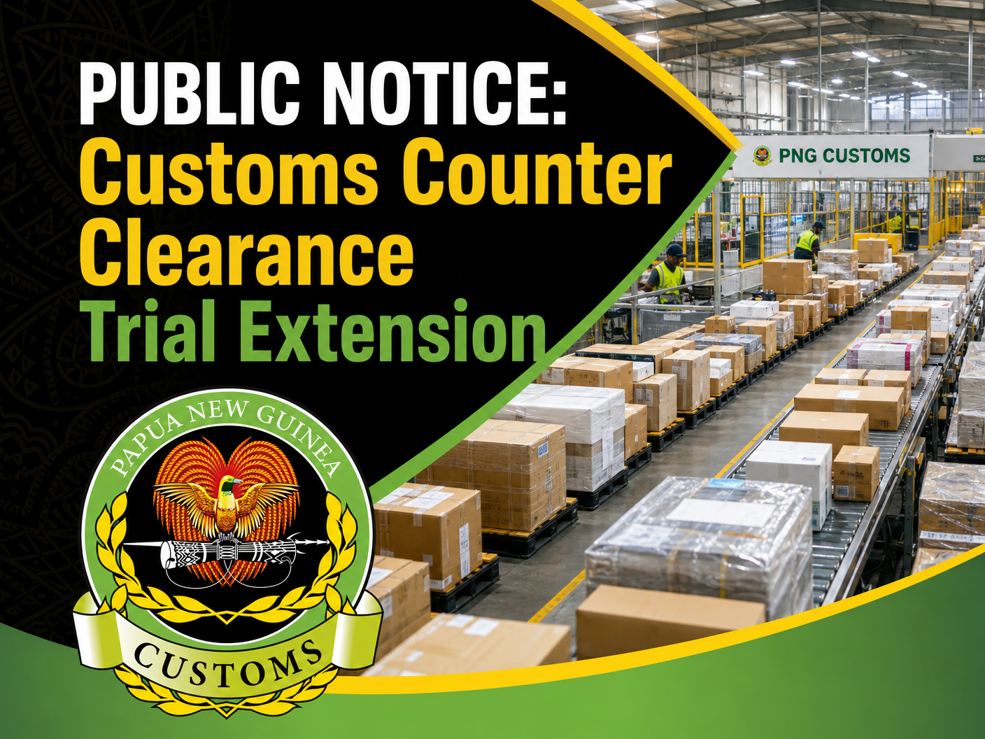 Customs Counter Clearance